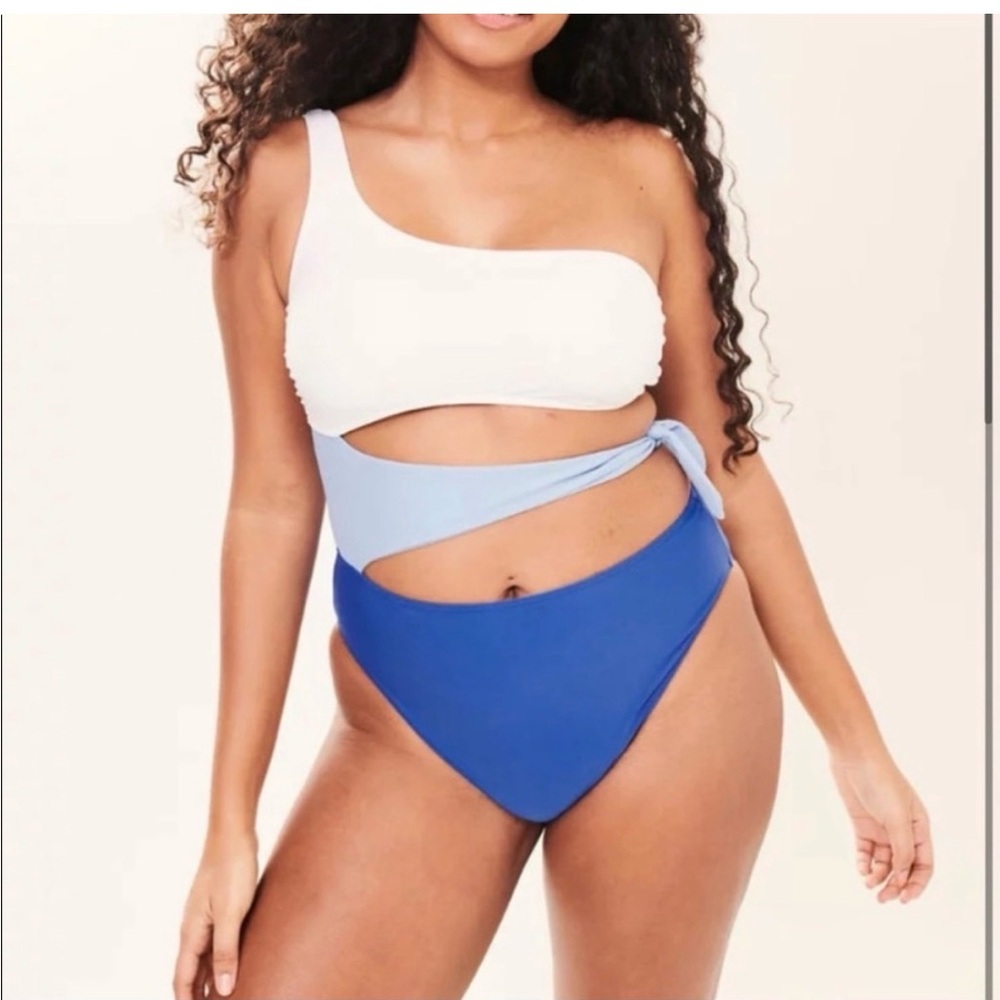 Abercrombie & Fitch One- Shoulder Bathing Suit - NWT - Size XL